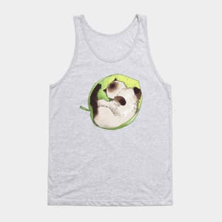 Siamese cat in leaves Tank Top